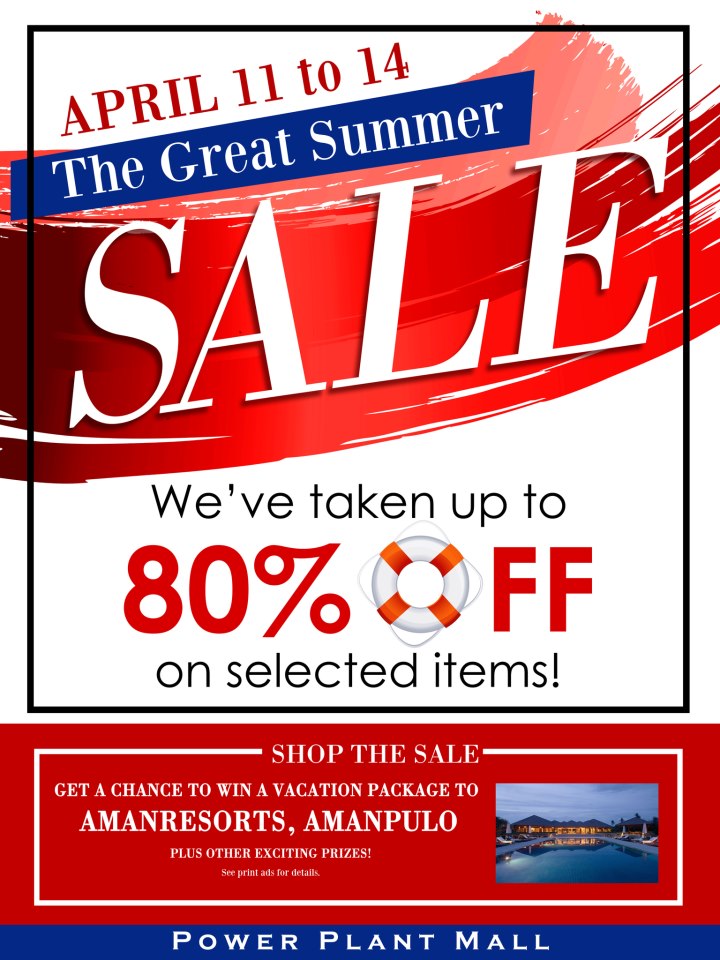 The Great Summer Sale @ Power Plant Mall April 2013