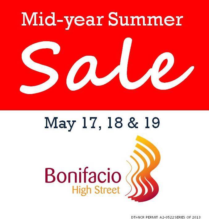 Bonifacio High Street Mid-Year Summer Sale May 2013