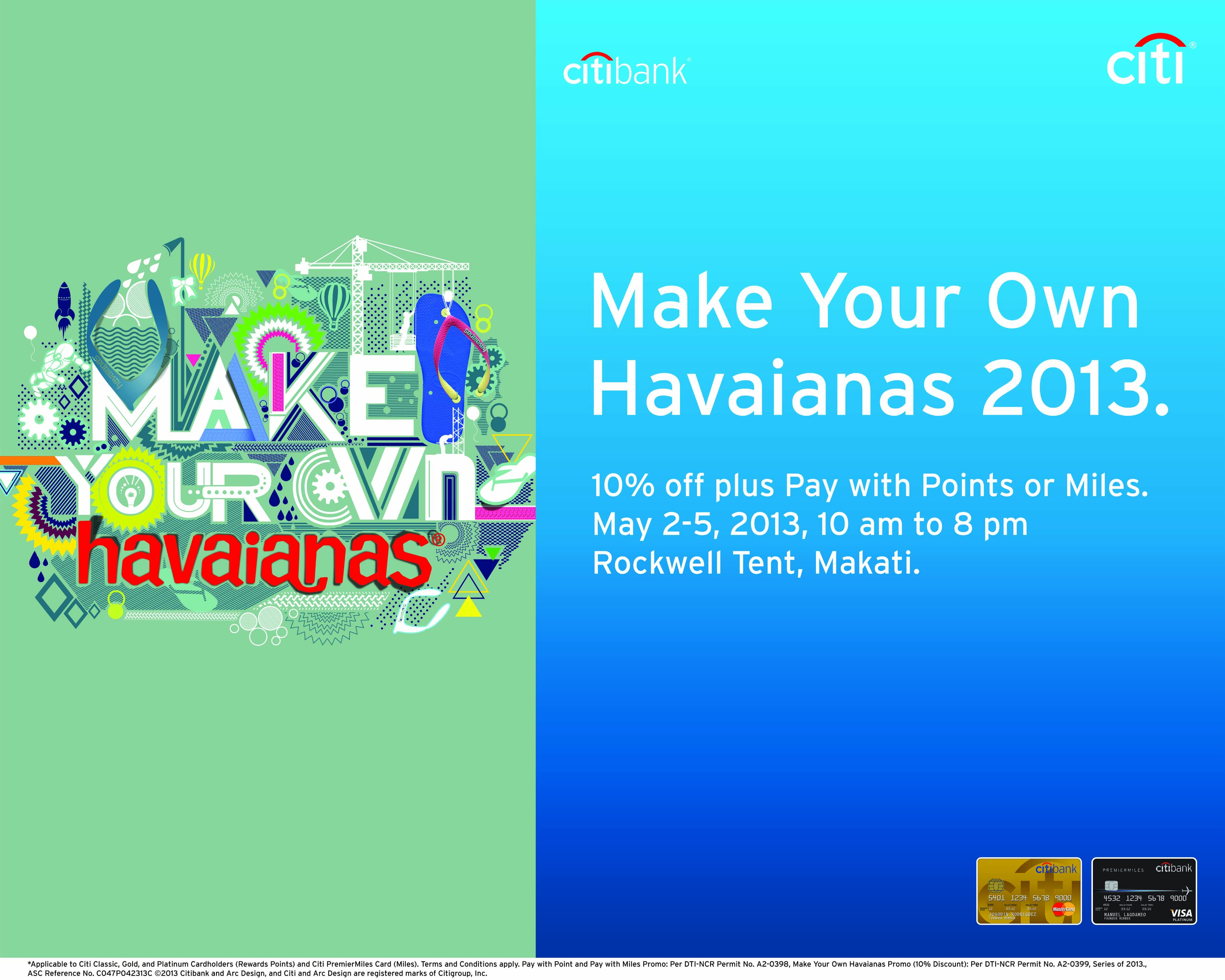 Citibank at Make Your Own Havaianas May 2013