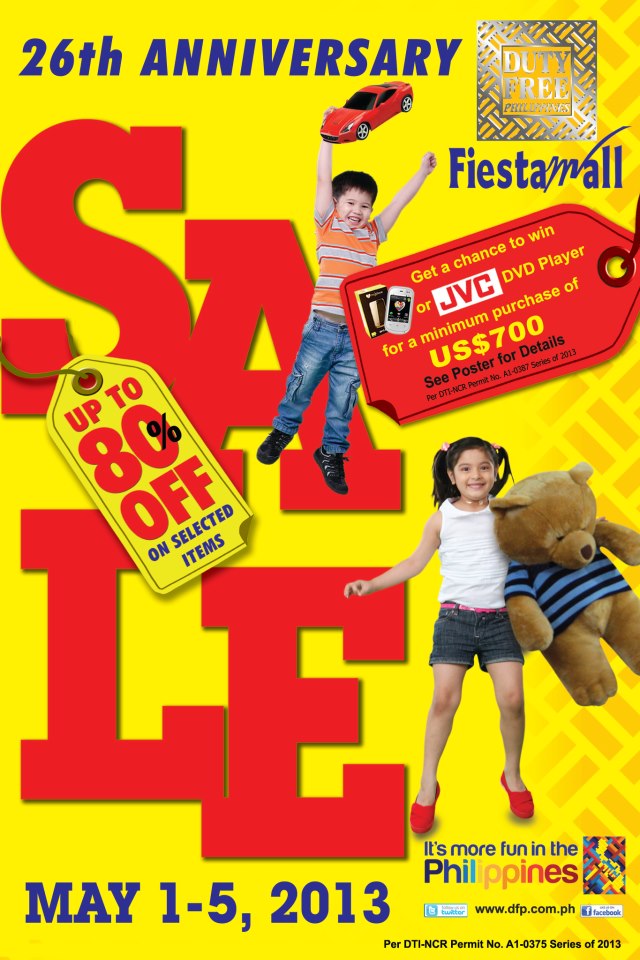 Duty Free Philippines Sale May 2013