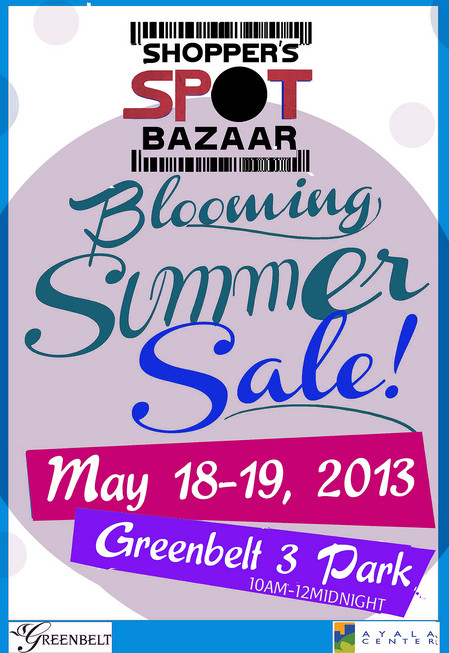 Shopper's Spot Bazaar Blooming Summer Sale @ Greenbelt 3 May 2013