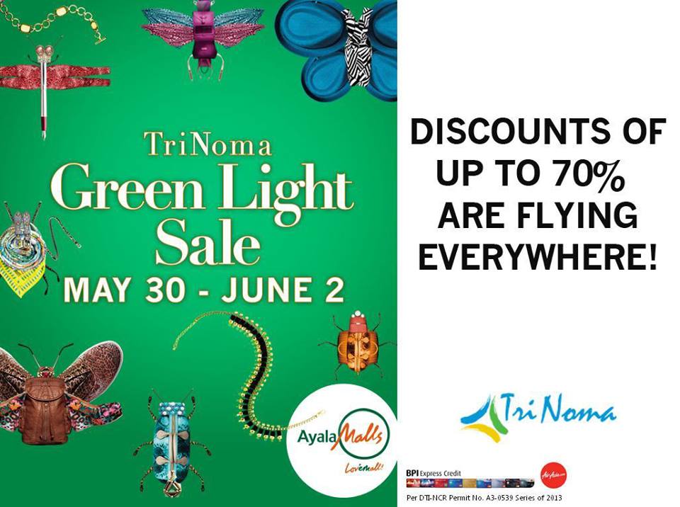 Trinoma Green Light Sale May - June 2013