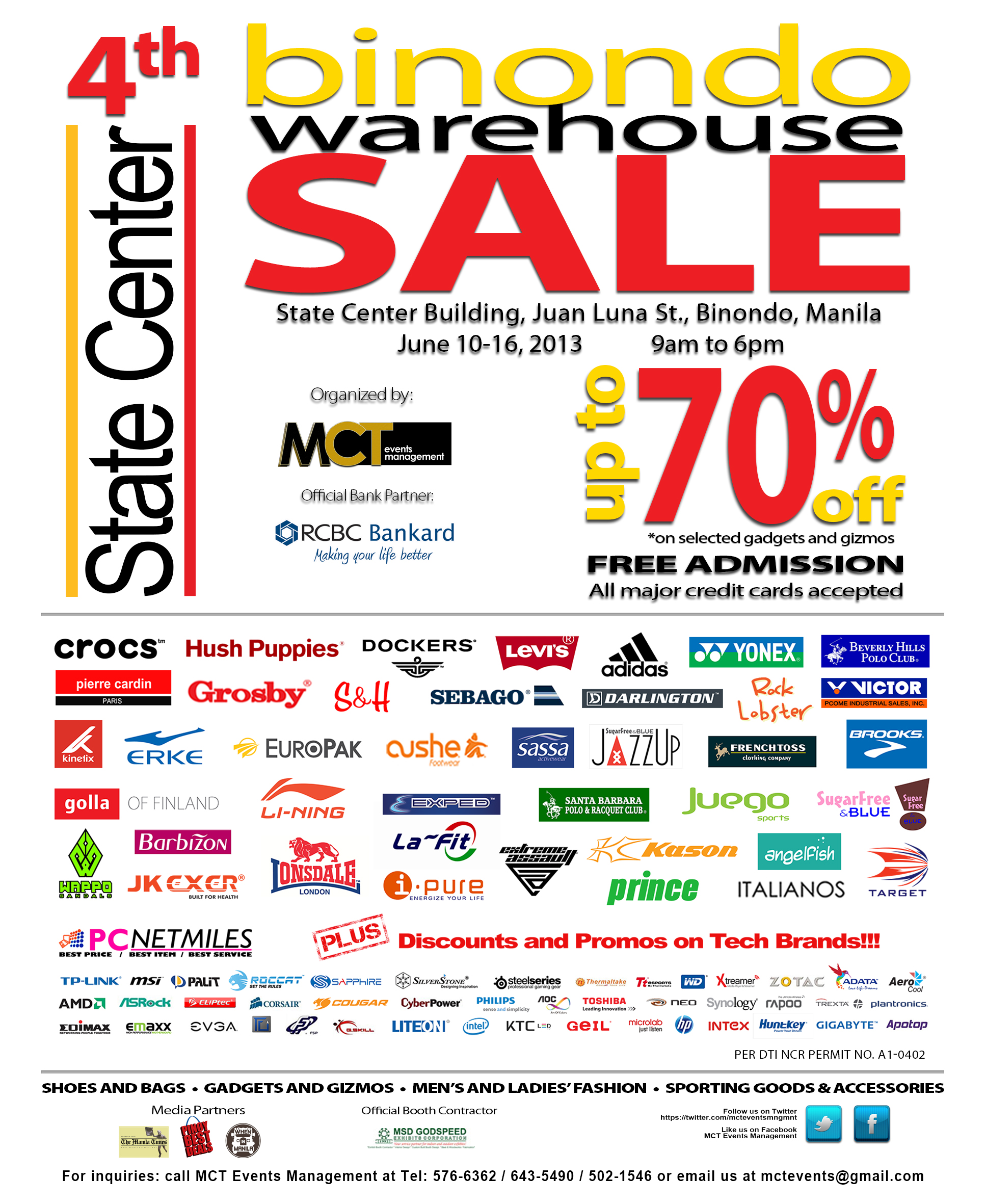 4th Binondo Warehouse Sale @ State Center Investment Building June 2013