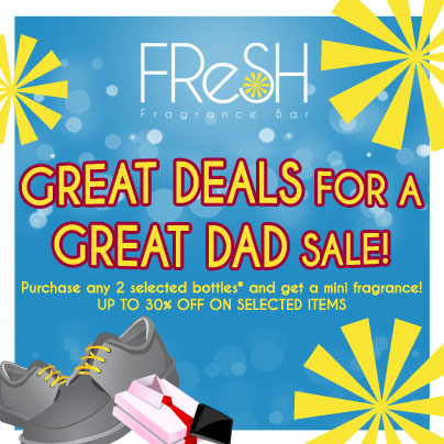 Fresh Fragrance Bar Great Deals for a Great Dad Sale June 2013