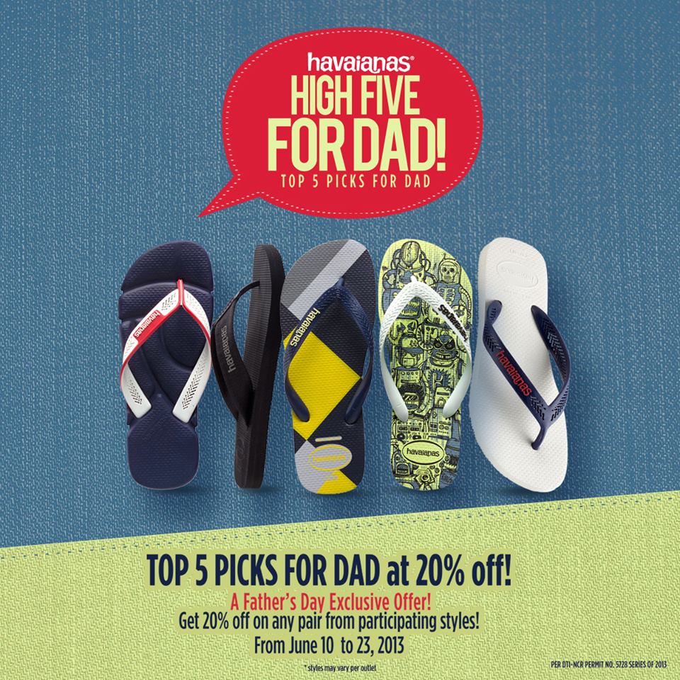 Havaianas High Five For Dad Promo June 2013