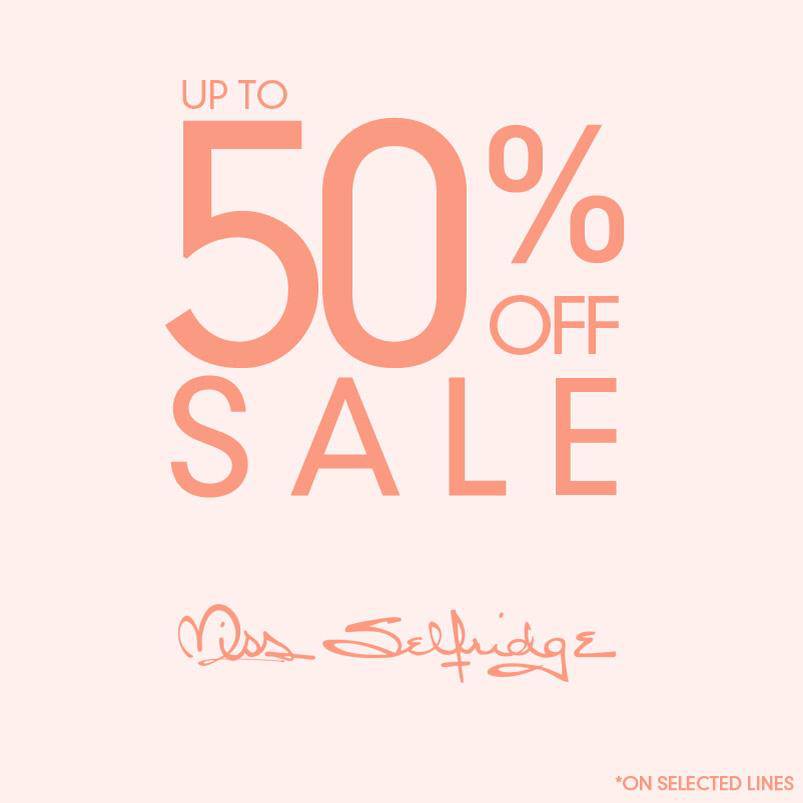 Miss Selfridge End of Season Sale June - July 2013