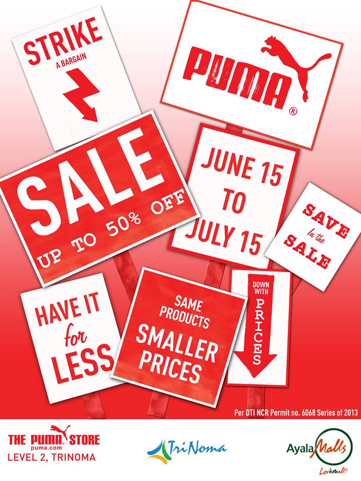 Puma Sale @ Trinoma June - July 2013