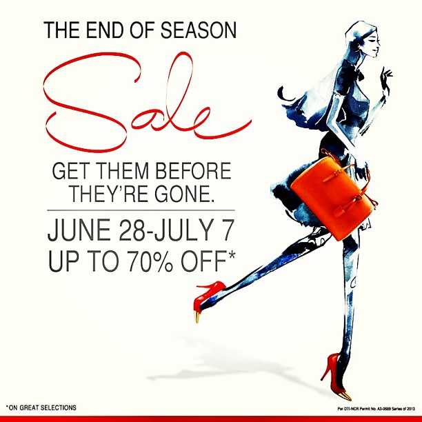 SM Megamall End of Season Sale June - July 2013