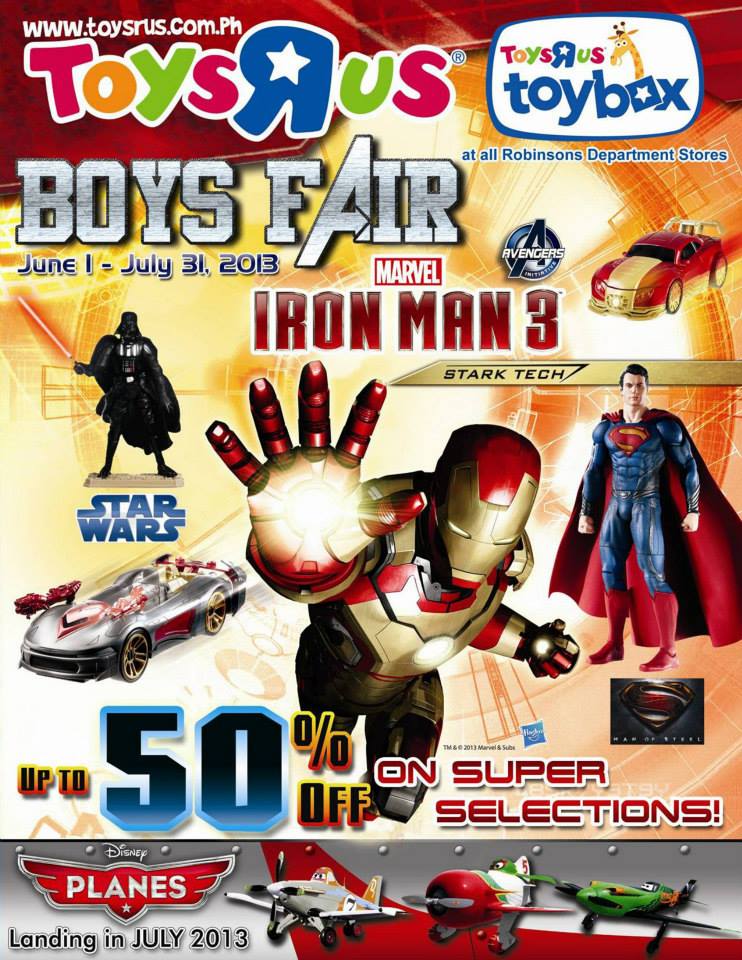 Toys R Us Boys Fair June - July 2013