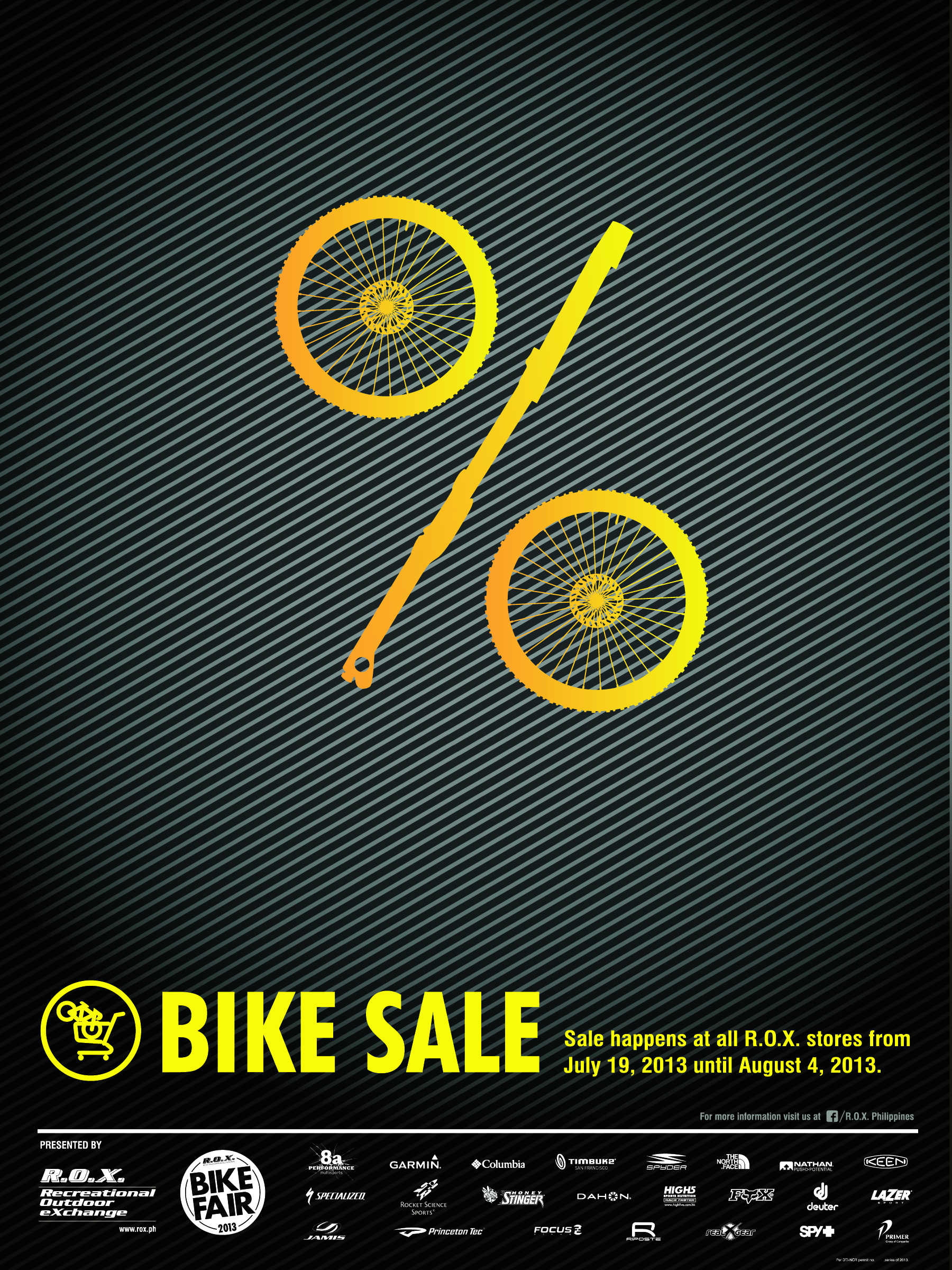 R,O.X. Bike Sale July - August 2013