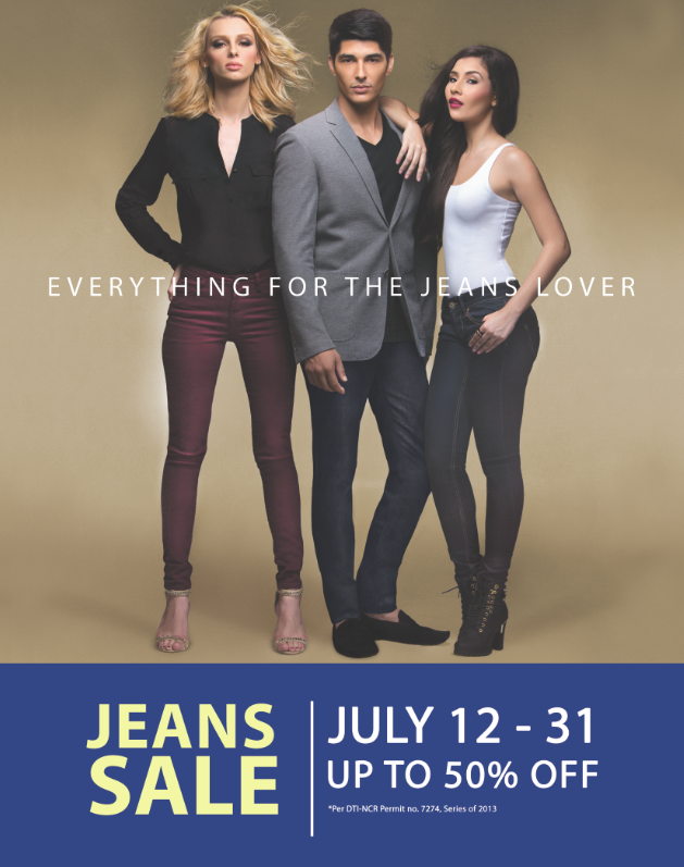 SM Supermalls Jeans Sale July 2013