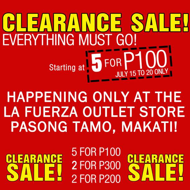 Tomato Clearance Sale @ La Fuerza Outlet Store July 2013