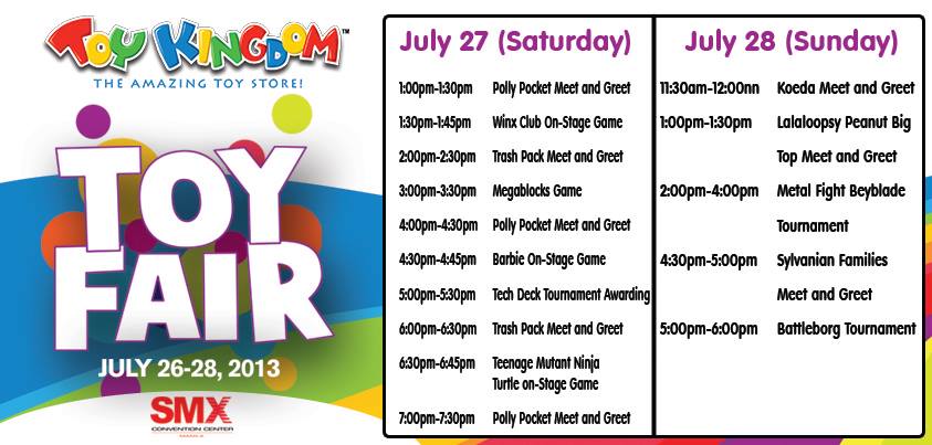 Toy Kingdom Toy Fair @ SMX Convention Center July 2013