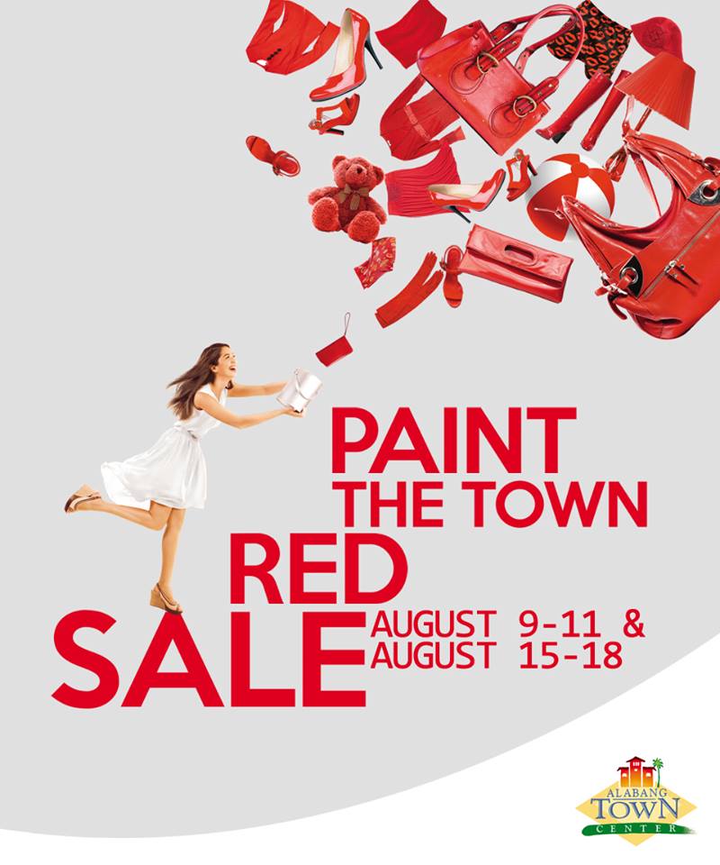 Alabang Town Center Paint The Town Red Sale August 2013