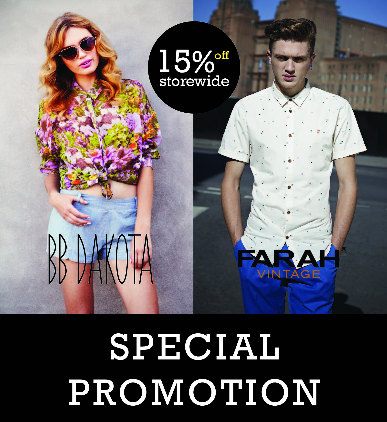 BB Dakota & Farah Vintage Sale @ SM Aura Premier August 2013