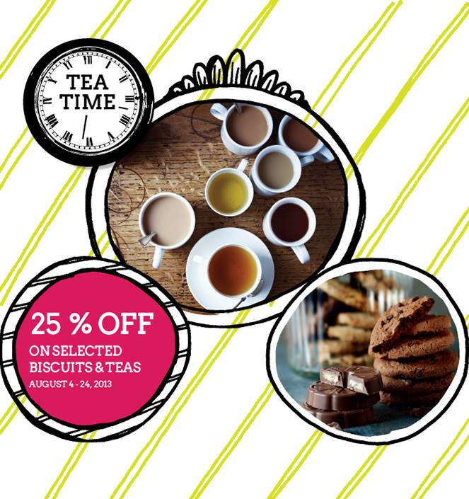 Marks & Spencer Biscuits & Teas Sale August 2013