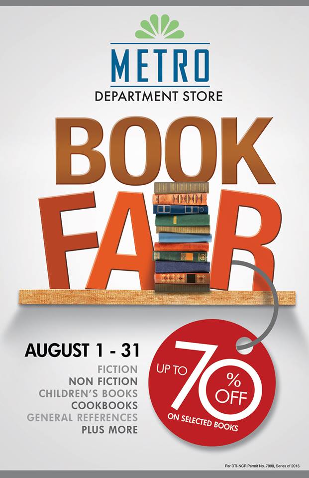 Metro Department Store Book Fair August 2013 | Manila On ...