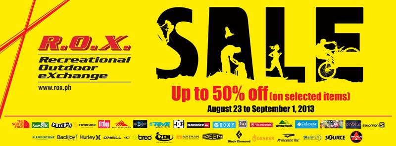 R.O.X. Sale August - September 2013