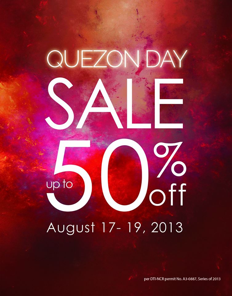 The SM Store Quezon Day Sale August 2013