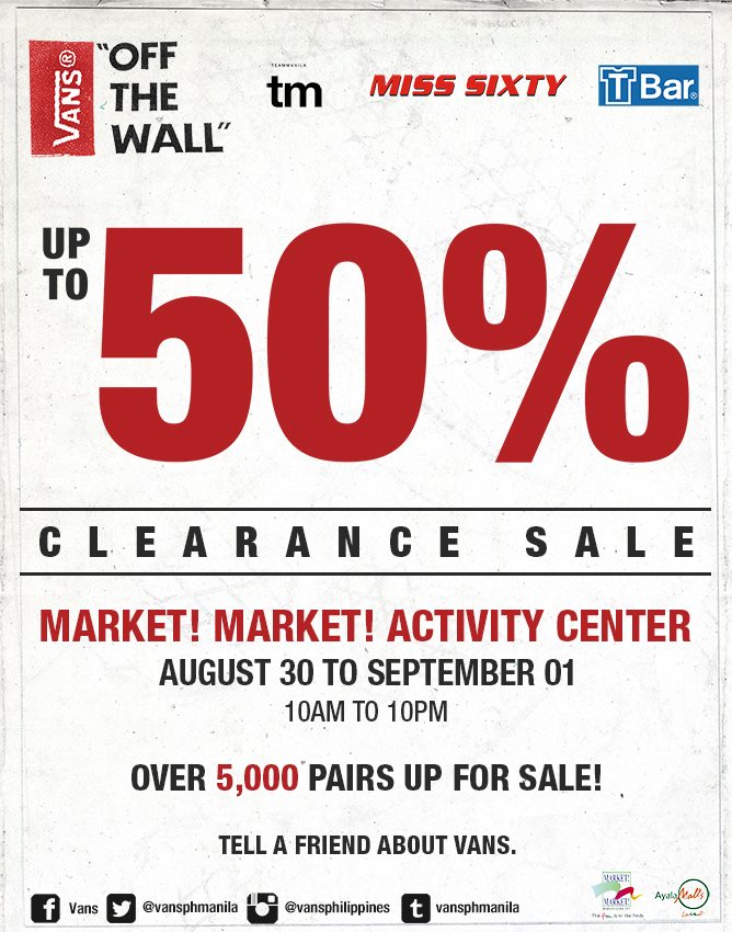 vans sale philippines 2018