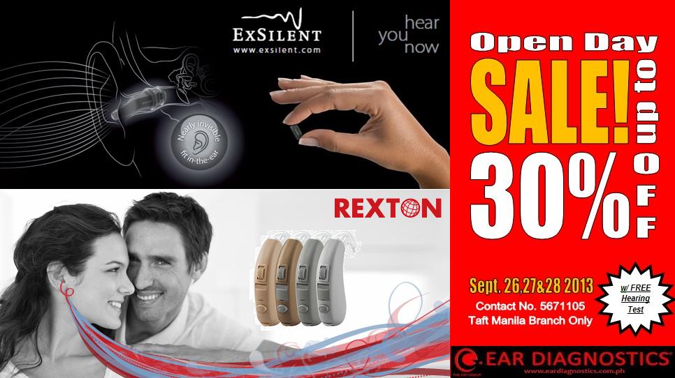 Ear Diagnostics Open Day Sale @ Taft Manila September 2013