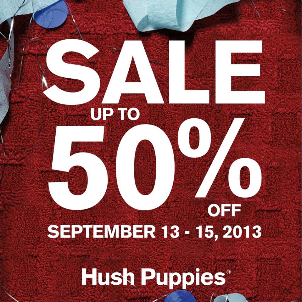 Hush Puppies Weekend Sale September 2013