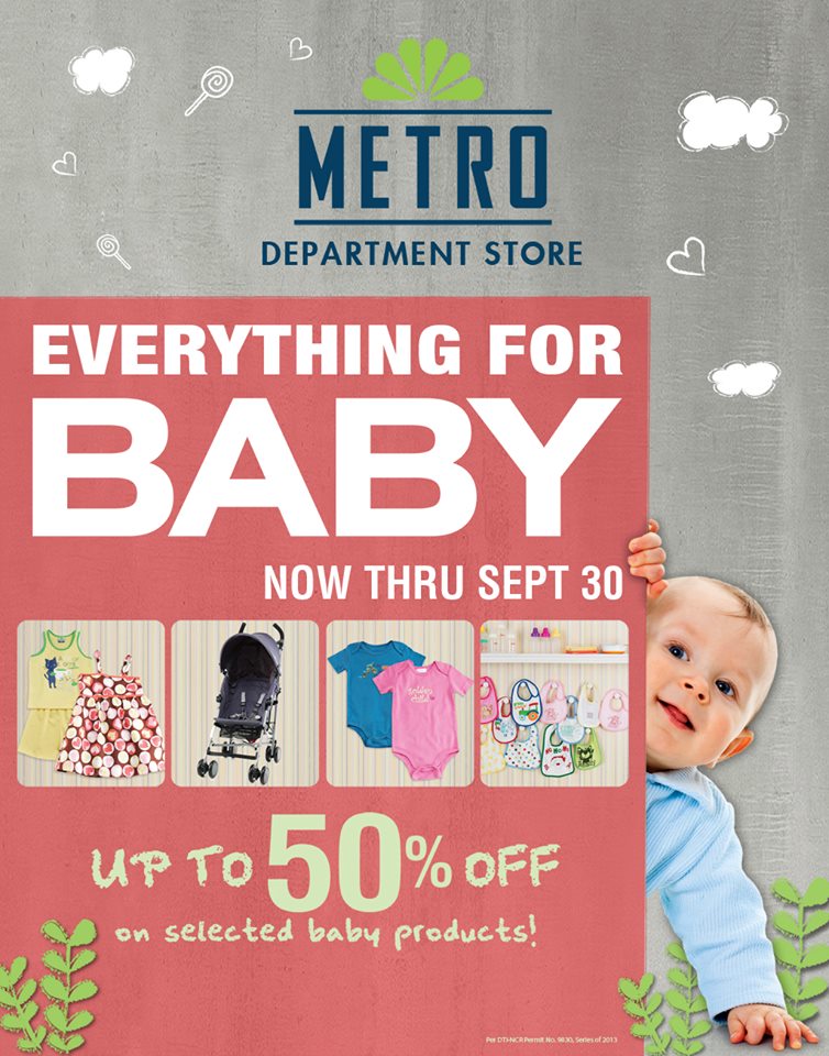 Metro Department Store Everything For Baby Sale September 2013