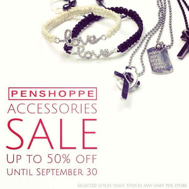 Penshoppe Accessories Sale September 2013