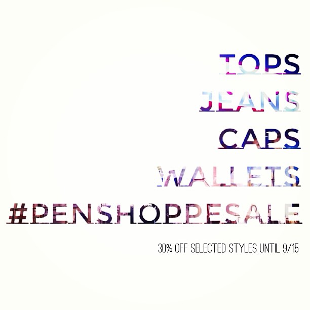 Penshoppe Sale September 2013