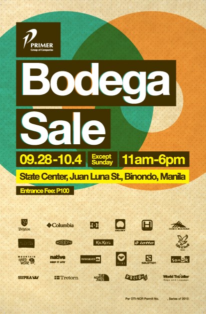 Primer Bodega Sale @ State Center September - October 2013