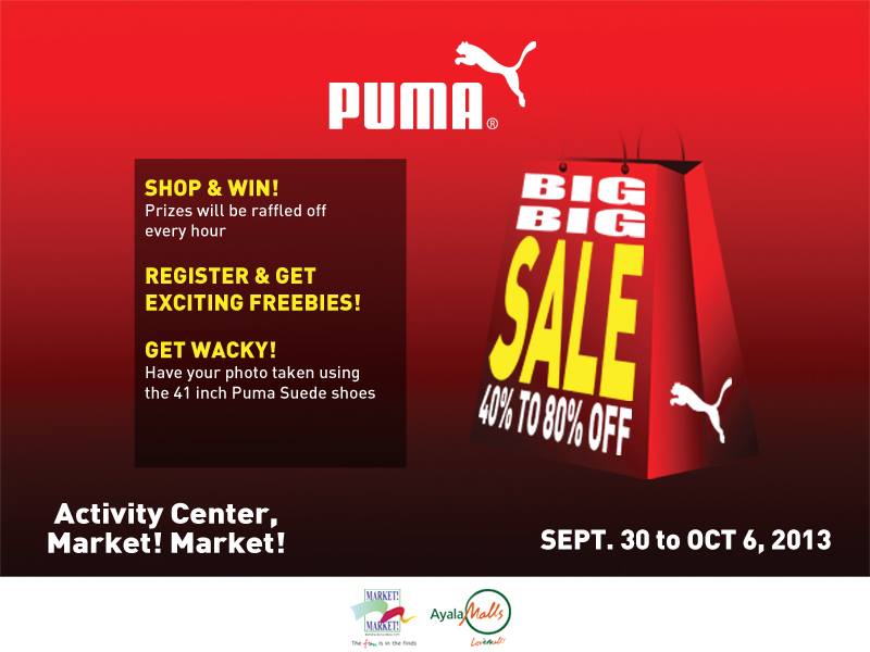 Puma Big Big Sale @ Market Market September - October 2013