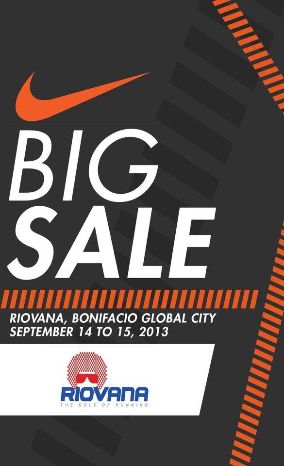 Riovana Nike Sale @ Bonifacio Global City September 2013