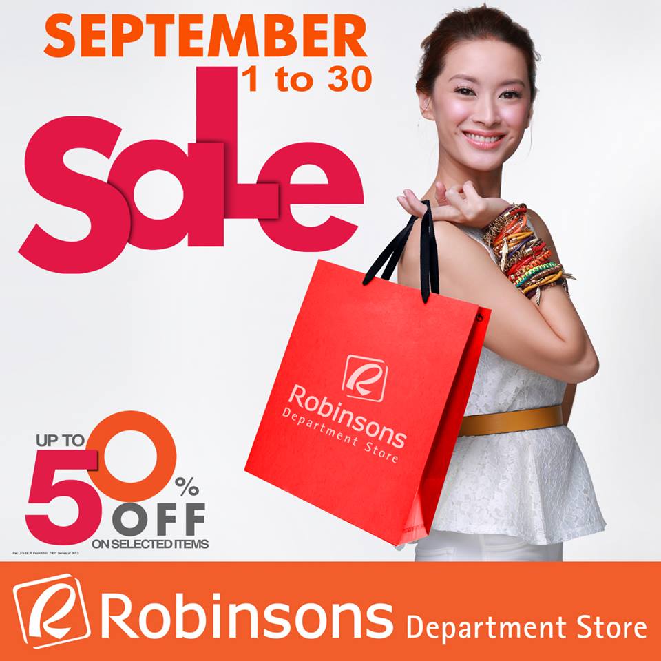 Robinsons Department Store Sale September 2013