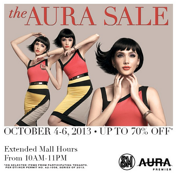 SM Aura 3-Day Sale October 2013