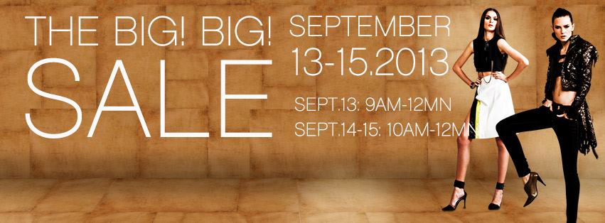 SM Mall of Asia Big Big Sale September 2013