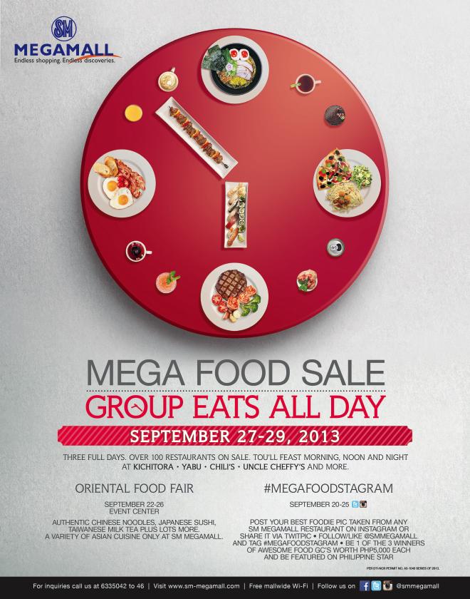 Mega Food Sale @ SM Megamall September 2013