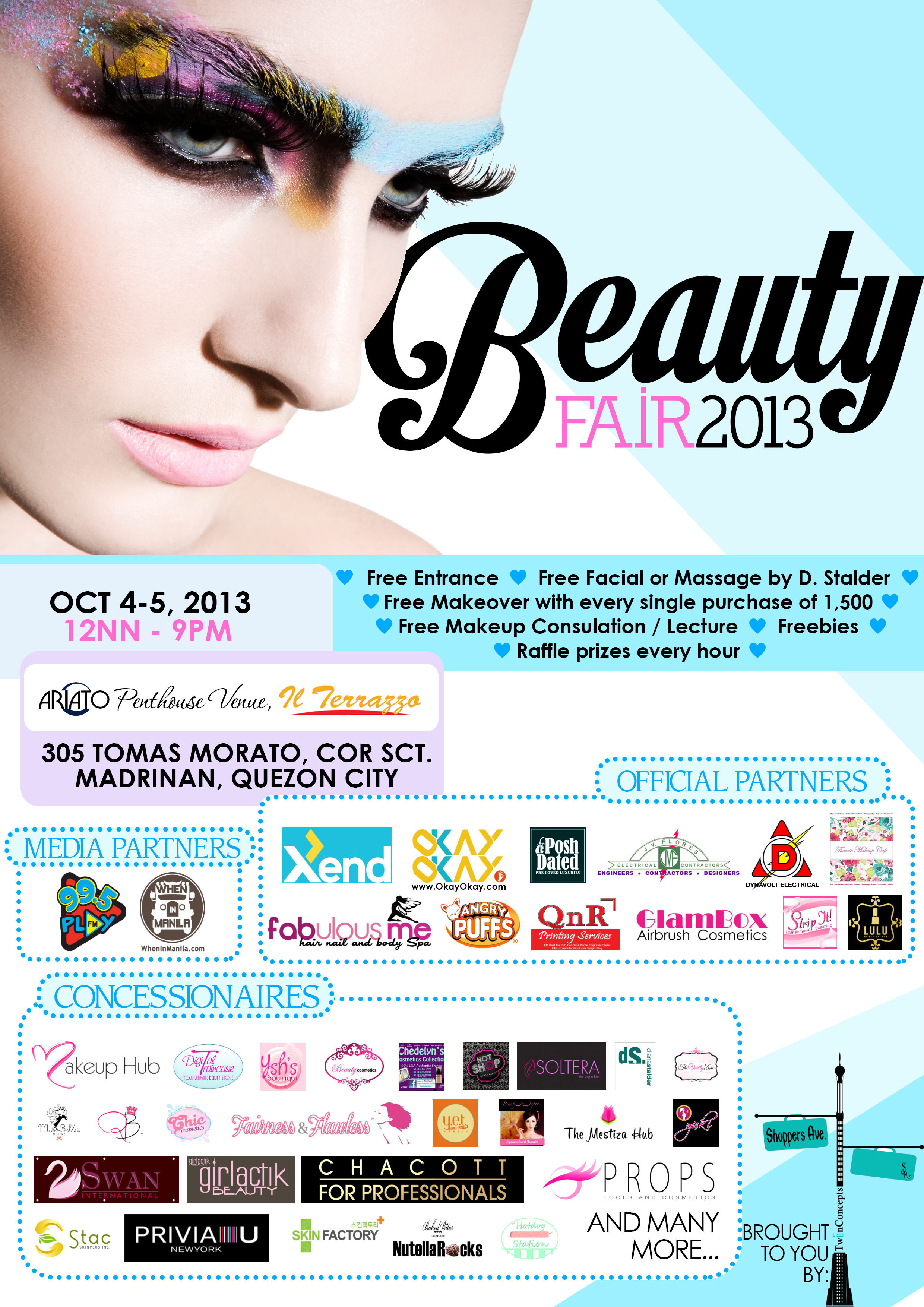 Shoppers Avenue Beauty Fair 2013 @ Il Terrazzo October 2013