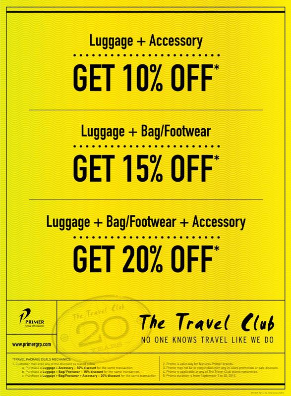 The Travel Club Package Deals Promo September 2013