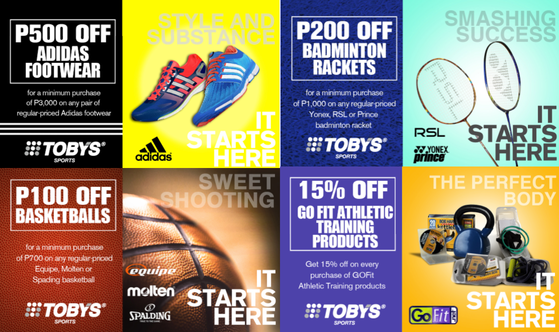 Toby's Sports Unbeatable Sports Deals September - October 2013