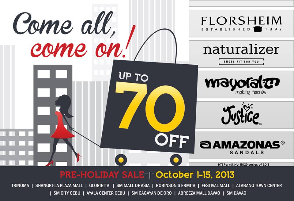 Florsheim, Naturalizer, Amazonas Pre-Holiday Sale October 2013