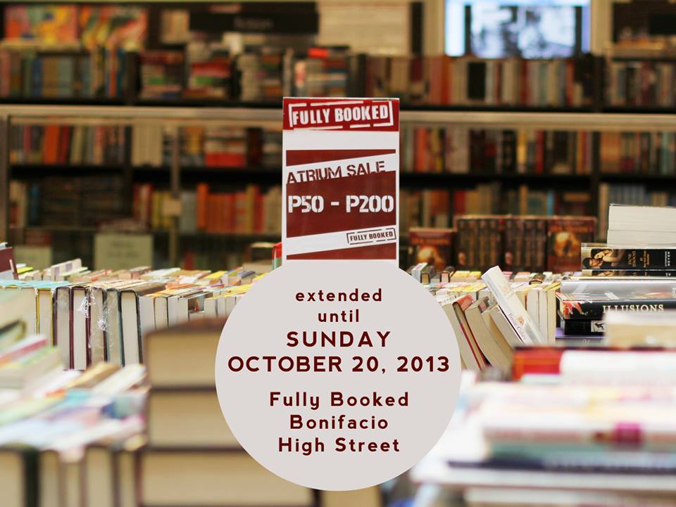 Fully Booked Atrium Sale @ Bonifacio High Street October 2013