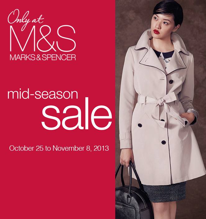 Marks & Spencer Mid-Season Sale October - November 2013