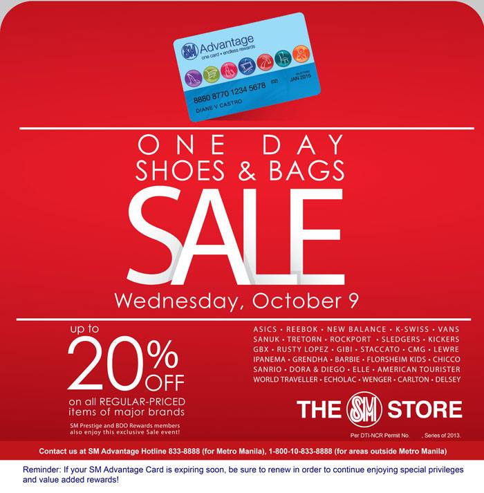 SMAC Shoes & Bags Sale October 2013