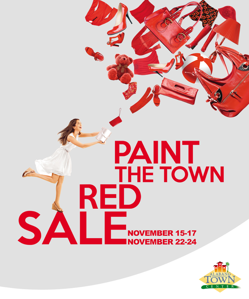 Alabang Town Center Paint The Town Red Sale November 2013