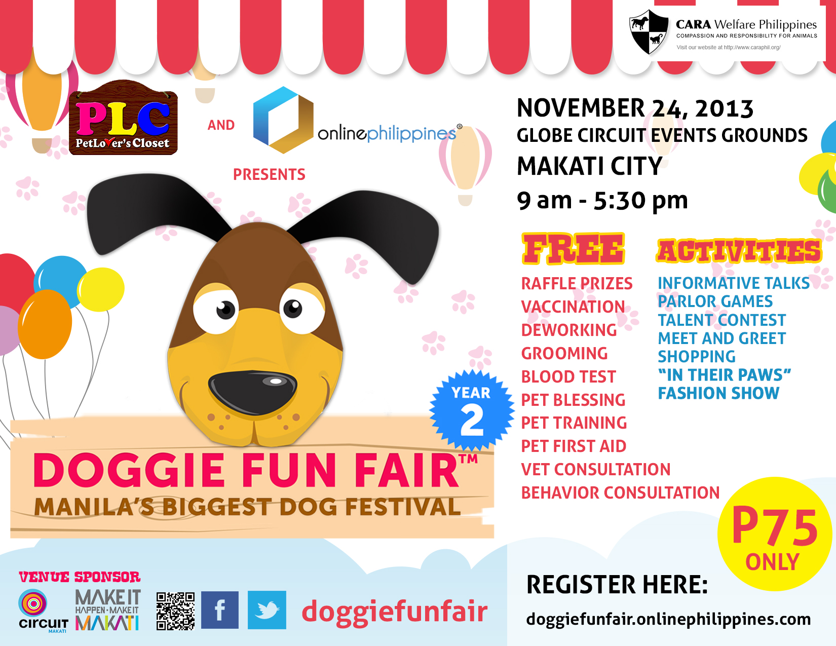 Doggie Fun Fair @ Globe Circuit Events Grounds November 2013