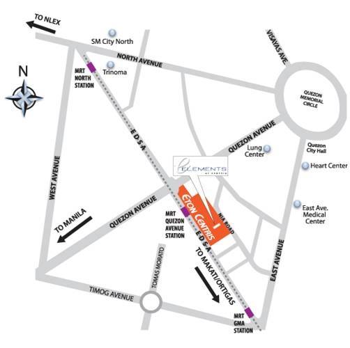 Eton Centris Location Map