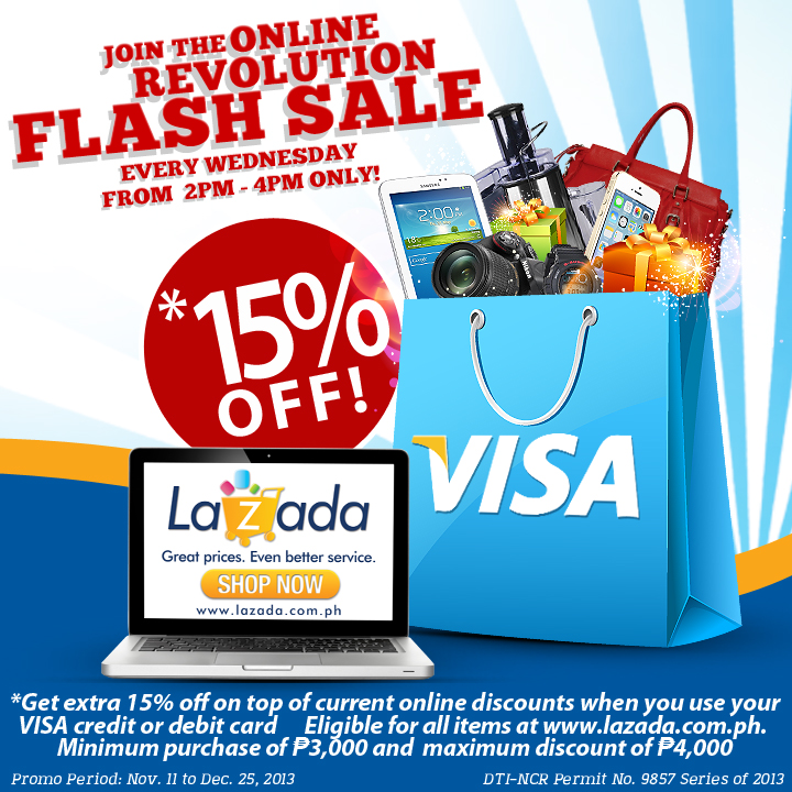 Lazada Online Revolution Flash Sale November - December 2013