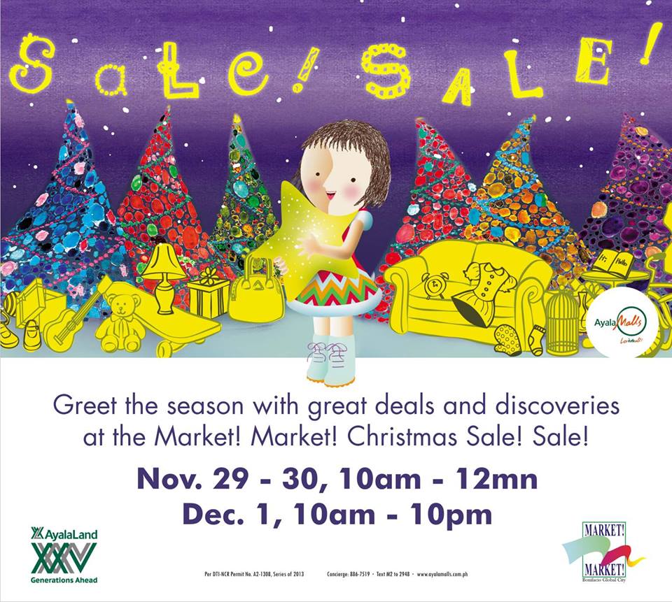 Market Market Christmas Sale! November - December 2013