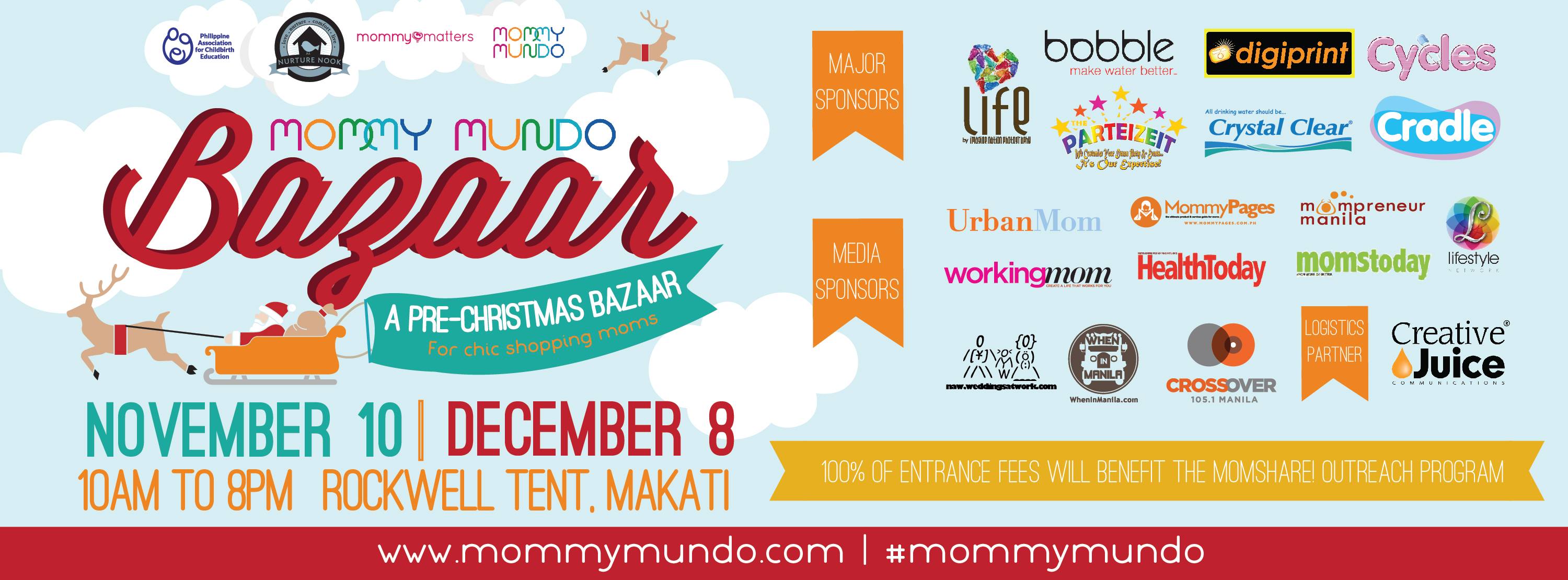 Mommy Mundo Pre-Christmas Bazaa @ Rockwell Tent November & December 2013