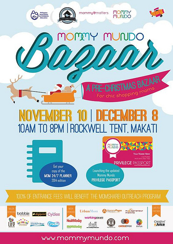 Mommy Mundo Pre-Christmas Bazaar @ Rockwell Tent November & December 2013